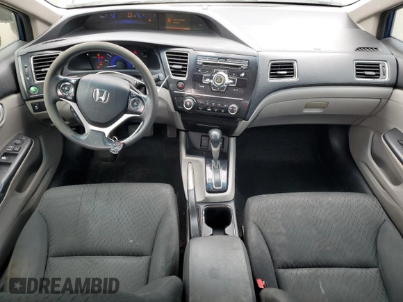 2013 Honda Civic LX z VIN 19XFB2F58DE073892, wystawiony jako Copart lot #59929815 z przebiegiem 166 562 mil mil oraz Szkoda całkowita • Salvage title. Historia ofert i sprzedaży dostępna na DreamBid. Obrazek 8.