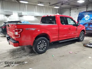 2018 Ford F-150 XL with VIN 1FTEX1EP7JKD20838, listed as a Copart auction lot 46983115 with 102,203 mi miles and Clean Title. Bid and sale history available at carsss.com. Image 3.