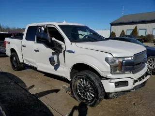 2019 Ford F-150 XL with VIN 1FTEW1E42KFA54910, listed as a Copart auction lot 89214715 with 0 mi miles and Non Repairable. Bid and sale history available at carsss.com. Image 4.