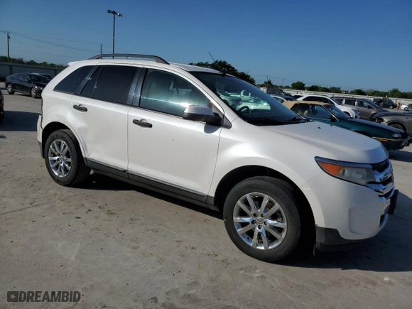 2011 Ford Edge SEL with VIN 2FMDK3JCXBBB31875, listed as a Copart auction lot 52826045 with 208,505 mi miles and Salvage Title. Bid and sale history available at carsss.com. Image 4.