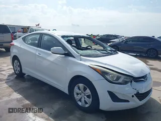 2016 Hyundai Elantra SE with VIN 5NPDH4AEXGH726523, listed as a IAAI auction lot 42648121 with 109,382 mi miles and . Bid and sale history available at DreamBid. Image 1.