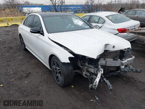 2021 Mercedes-Benz E 350 with VIN W1KZF8EB6MB001569, listed as a IAAI auction lot 41651693 with 35,156 mi miles and . Bid and sale history available at DreamBid. Image 1.
