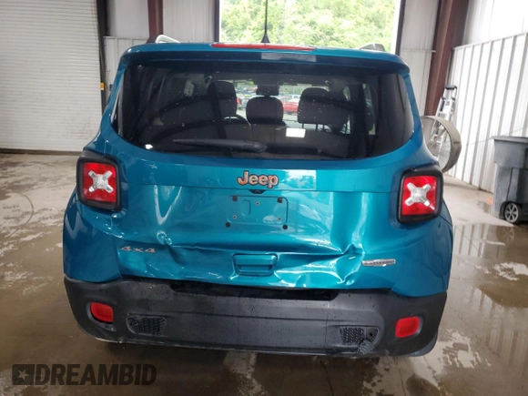 2021 Jeep Renegade Latitude z VIN ZACNJDBB7MPM24975, wystawiony jako Copart lot #61205165 z przebiegiem 63 328 mil mil oraz Szkoda całkowita • Salvage title. Historia ofert i sprzedaży dostępna na DreamBid. Obrazek 6.