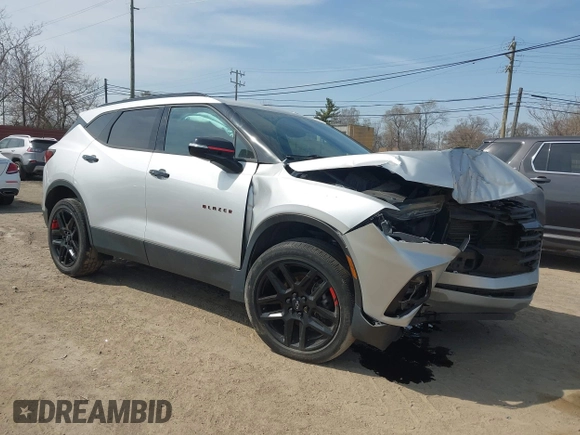 2021 Chevrolet Blazer LT with VIN 3GNKBCRS7MS519979, listed as a IAAI auction lot 42138100 with 73,025 mi miles and . Bid and sale history available at DreamBid. Image 1.