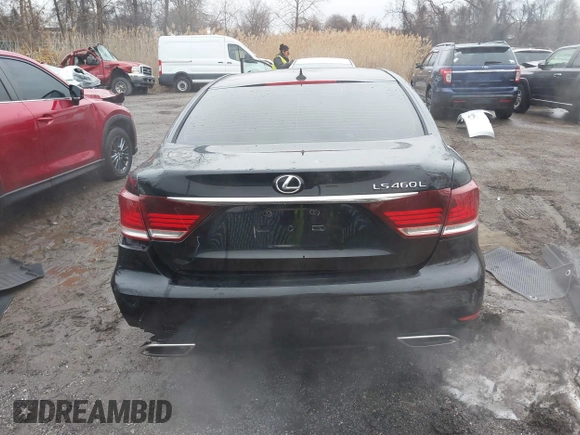 2013 Lexus LS 460 L with VIN JTHDL5EF4D5005941, listed as a IAAI auction lot 41462154 with 144,937 mi miles and . Bid and sale history available at DreamBid. Image 17.