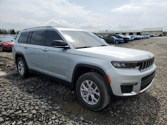 2021 Jeep Grand Cherokee Limited with VIN 1C4RJKBG0M8130202, listed as a Copart auction lot 55281825 with 51,208 mi miles and Salvage Title. Bid and sale history available at DreamBid. Image 4.