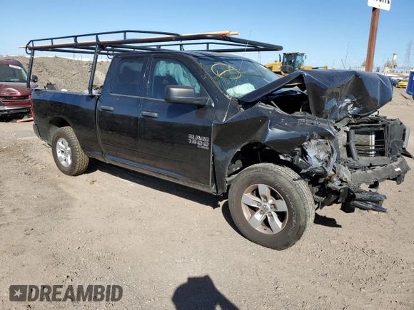 2019 Ram 1500 Classic Express with VIN 1C6RR6FG2KS503306, listed as a Copart auction lot 74976034 with 80,549 mi miles and Salvage Title. Bid and sale history available at carsss.com. Image 4.