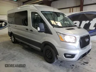 2022 Ford Transit Passenger XL z VIN 1FBAX2C82NKA19694, wystawiony jako Copart lot #51390845 z przebiegiem 61 791 mil mil oraz Czysty tytuł • Clean title. Historia ofert i sprzedaży dostępna na DreamBid. Obrazek 4.