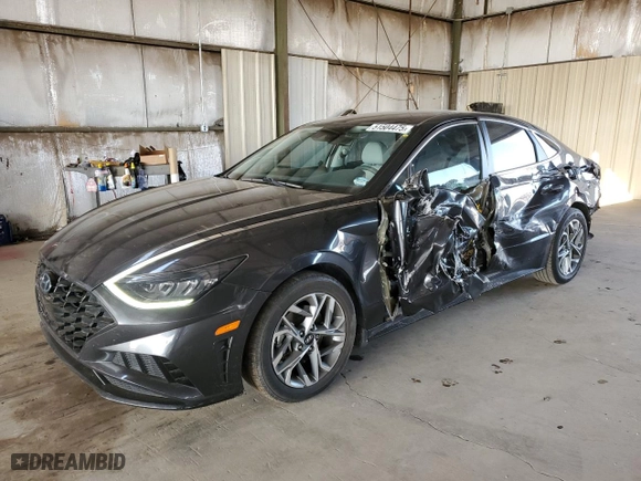 2020 Hyundai Sonata SEL with VIN 5NPEL4JA4LH057627, listed as a Copart auction lot 51504475 with 42,011 mi miles and Salvage Title. Bid and sale history available at carsss.com. Image 1.