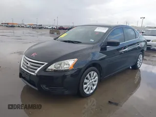 2013 Nissan Sentra S with VIN 3N1AB7AP2DL672124, listed as a IAAI auction lot 41717619 with 154,610 mi miles and . Bid and sale history available at DreamBid. Image 2.