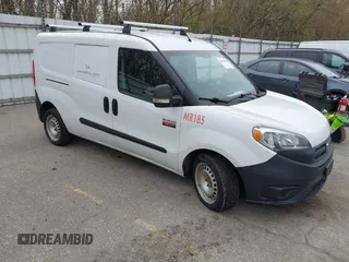 2015 Ram ProMaster City Cargo Tradesman with VIN ZFBERFAT7F6A32463, listed as a IAAI auction lot 42112339 with 313,405 mi miles. Bid and sale history available at carsss.com. Image 1.