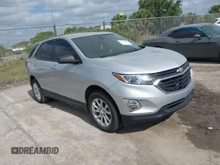 2018 Chevrolet Equinox LS with VIN 2GNAXHEV1J6110087, listed as a IAAI auction lot 42175959 with 124,611 mi miles and . Bid and sale history available at DreamBid. Image 1.