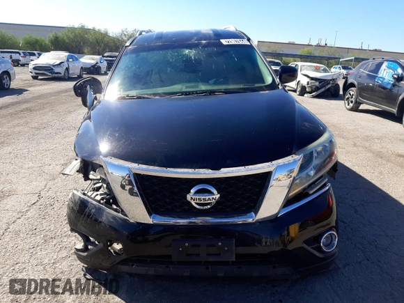 2015 Nissan Pathfinder SV with VIN 5N1AR2MM0FC633507, listed as a Copart auction lot 46092465 with 112,628 mi miles and Salvage Title. Bid and sale history available at carsss.com. Image 5.