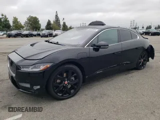 2020 Jaguar I-Pace SE with VIN SADHC2S12L1F79008, listed as a Copart auction lot 55569504 with 46,948 mi miles and Salvage Title. Bid and sale history available at DreamBid. Image 1.