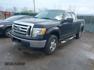 2010 Ford F-150 XL with VIN 1FTEX1E85AFB06495, listed as a IAAI auction lot 42082090 with 161,418 mi miles. Bid and sale history available at carsss.com. Image 2.