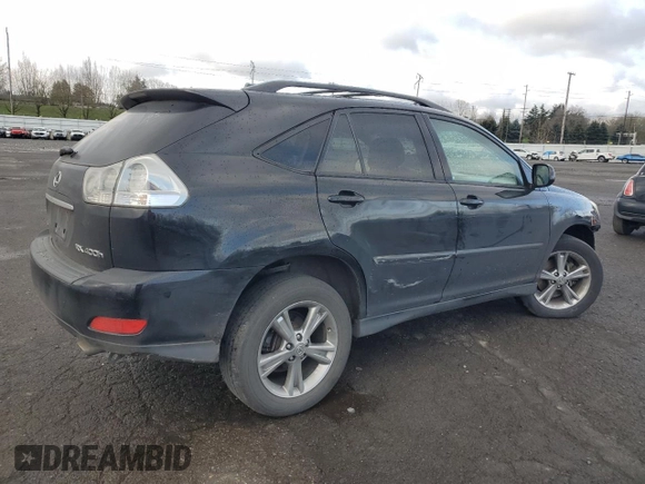 2006 Lexus RX 400h with VIN JTJHW31U960003649, listed as a Copart auction lot 48024085 with Not Provided miles and Salvage Title. Bid and sale history available at DreamBid. Image 3.