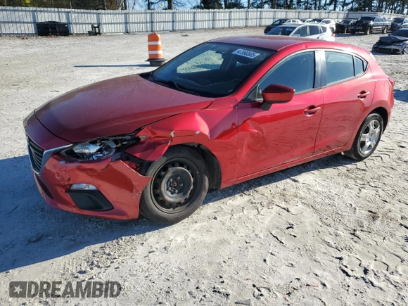 2014 Mazda 3 i Sport with VIN JM1BM1K78E1147603, listed as a Copart auction lot 47890505 with 96,403 mi miles and Salvage Title. Bid and sale history available at carsss.com. Image 1.