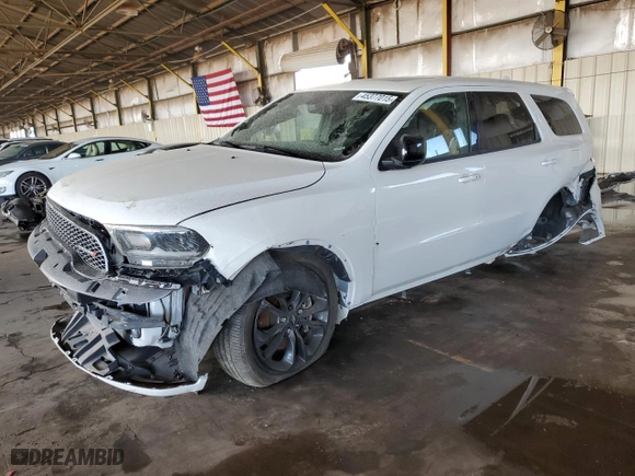 2022 Dodge Durango SXT with VIN 1C4RDJAGXNC223018, listed as a Copart auction lot 45377015 with 0 mi miles and Non Repairable. Bid and sale history available at carsss.com. Image 1.