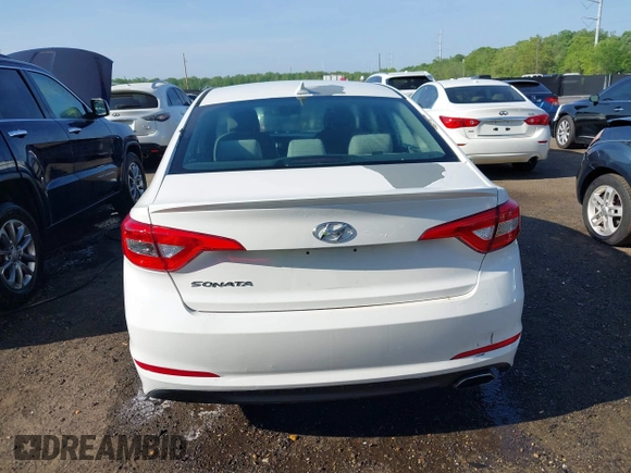 2015 Hyundai Sonata 2.4L SE with VIN 5NPE24AF7FH202159, listed as a IAAI auction lot 42104385 with 75,309 mi miles. Bid and sale history available at carsss.com. Image 16.