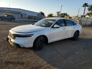 2025 Honda Accord Touring with VIN 1HGCY2F88SA022275, listed as a Copart auction lot 42438225 with 285 mi miles and Salvage title. Bid and sale history available at DreamBid. Image 1.