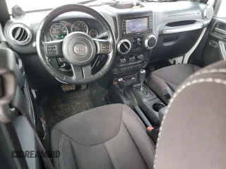 2014 Jeep Wrangler Unlimited Sahara with VIN 1C4BJWEGXEL129190, listed as a Copart auction lot 80462884 with 75,766 mi miles and Non Repairable. Bid and sale history available at carsss.com. Image 8.