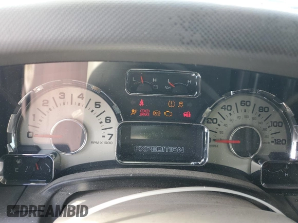 2010 Ford Expedition Max Limited z VIN 1FMJK2A59AEA00924, wystawiony jako Copart lot #46706235 z przebiegiem 218 976 mil mil oraz Szkoda całkowita • Salvage title. Historia ofert i sprzedaży dostępna na DreamBid. Obrazek 9.