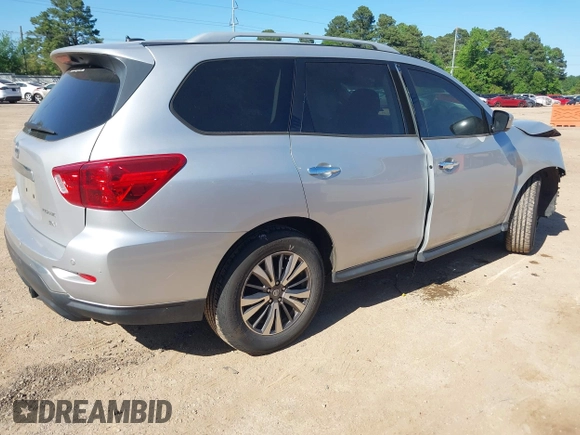 2017 Nissan Pathfinder SV with VIN 5N1DR2MN6HC654774, listed as a IAAI auction lot 42019188 with 118,724 mi miles and . Bid and sale history available at DreamBid. Image 4.