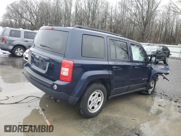 2015 Jeep Patriot Sport z VIN 1C4NJRBB2FD338538, wystawiony jako Copart lot #45280315 z przebiegiem 56 364 mil mil oraz Szkoda całkowita • Salvage title. Historia ofert i sprzedaży dostępna na DreamBid. Obrazek 3.