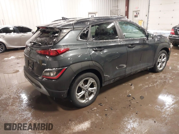 2023 Hyundai Kona SEL with VIN KM8K3CAB1PU939139, listed as a IAAI auction lot 41586601 with 47,984 mi miles and . Bid and sale history available at carsss.com. Image 4.