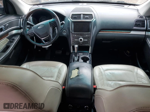 2016 Ford Explorer Platinum with VIN 1FM5K8HT2GGB60164, listed as a Copart auction lot 52878495 with Not provided miles and Salvage title. Bid and sale history available at DreamBid. Image 8.