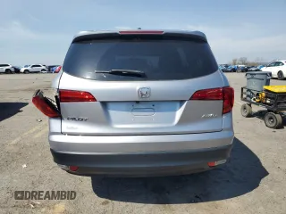 2017 Honda Pilot EX with VIN 5FNYF6H31HB048722, listed as a Copart auction lot 53606135 with 106,538 mi miles and Salvage Title. Bid and sale history available at DreamBid. Image 6.