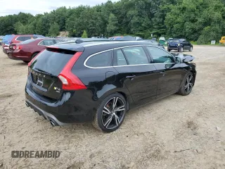 2017 Volvo V60 R-Design Platinum with VIN YV149MSS5H1369658, listed as a Copart auction lot 66592114 with 0 mi miles and Salvage Title. Bid and sale history available at carsss.com. Image 3.