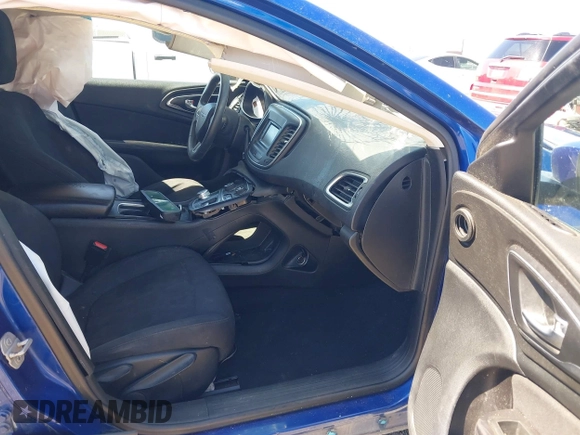 2015 Chrysler 200 Limited with VIN 1C3CCCAB4FN576017, listed as a IAAI auction lot 41820944 with 142,020 mi miles. Bid and sale history available at carsss.com. Image 5.