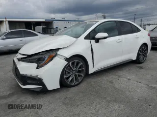 2020 Toyota Corolla SE with VIN 5YFS4RCE7LP027778, listed as a Copart auction lot 54358585 with 63,164 mi miles and Salvage Title. Bid and sale history available at carsss.com. Image 1.