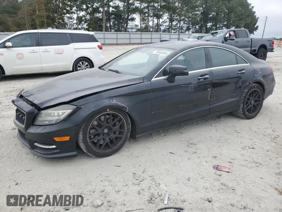 2013 Mercedes-Benz CLS-Class CLS 550 with VIN WDDLJ9BB5DA064702, listed as a Copart auction lot 76945354 with 164,388 mi miles and Salvage Title. Bid and sale history available at carsss.com. Image 1.