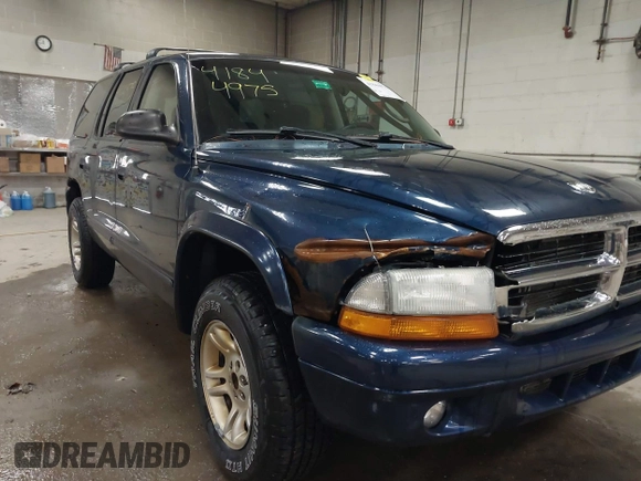2003 Dodge Durango SLT with VIN 1D4HS48N53F630167, listed as a IAAI auction lot 41844975 with 239,212 mi miles and . Bid and sale history available at DreamBid. Image 6.