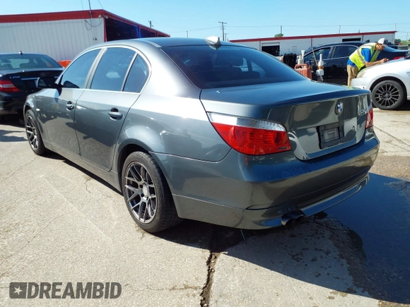 2006 BMW 5 Series 530i with VIN WBANE73516CM43799, listed as a IAAI auction lot 42091976 with 175,980 mi miles and . Bid and sale history available at carsss.com. Image 3.