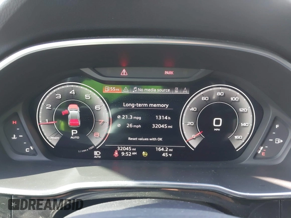 2022 Audi Q3 S line Premium Plus with VIN WA1EECF31N1071519, listed as a IAAI auction lot 41566512 with 32,045 mi miles. Bid and sale history available at carsss.com. Image 7.