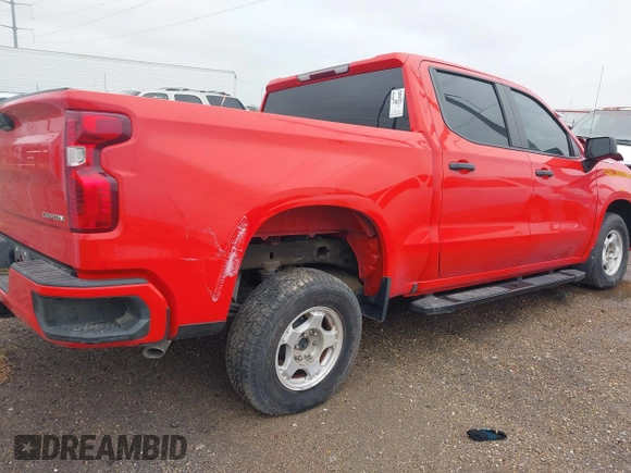 2022 Chevrolet Silverado 1500 Custom with VIN 1GCPABEK2NZ644359, listed as a IAAI auction lot 41312010 with Not Provided miles and . Bid and sale history available at DreamBid. Image 4.