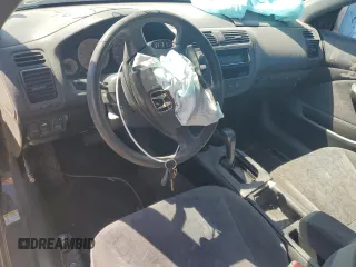 2001 Honda Civic EX with VIN 1HGEM22921L042589, listed as a Copart auction lot 52429515 with 204,141 mi miles and Salvage Title. Bid and sale history available at carsss.com. Image 8.