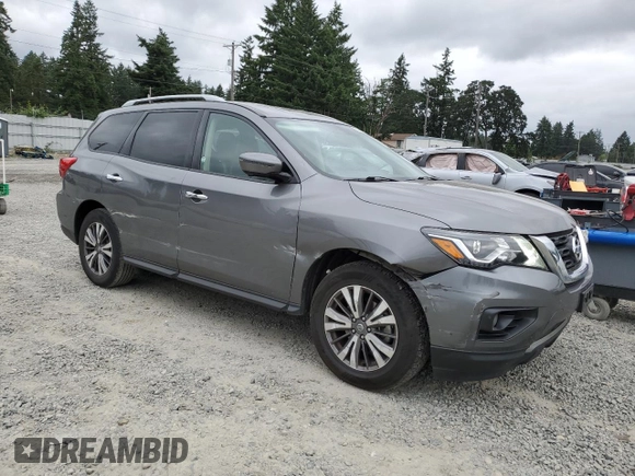 2019 Nissan Pathfinder S with VIN 5N1DR2MM7KC645399, listed as a Copart auction lot 60463925 with 115,053 mi miles and Salvage title. Bid and sale history available at DreamBid. Image 4.