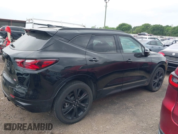 2022 Chevrolet Blazer RS with VIN 3GNKBERS7NS176667, listed as a IAAI auction lot 41935429 with 29,837 mi miles and . Bid and sale history available at DreamBid. Image 13.