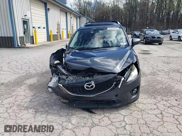 2014 Mazda CX-5 Touring with VIN JM3KE4CY6E0306508, listed as a Copart auction lot 53475075 with 0 mi miles and Salvage Title. Bid and sale history available at carsss.com. Image 14.
