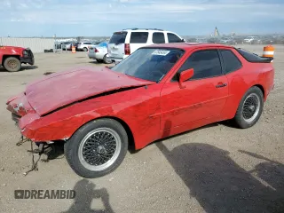 1983 Porsche 944 with VIN WP0AA0943DN452198, listed as a Copart auction lot 67845454 with 62,997 mi miles and Salvage Title. Bid and sale history available at carsss.com. Image 1.