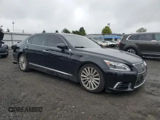 2013 Lexus LS 460 L with VIN JTHDL5EF5D5005883, listed as a Copart auction lot 74558384 with 242,906 mi miles and Salvage title. Bid and sale history available at DreamBid. Image 4.