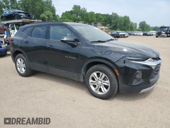 2020 Chevrolet Blazer LT with VIN 3GNKBHRS8LS680921, listed as a Copart auction lot 60853565 with 86,470 mi miles and Non repairable. Bid and sale history available at DreamBid. Image 4.