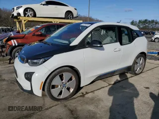 2016 BMW i3 with VIN WBY1Z4C5XGV506634, listed as a Copart auction lot 50734245 with 77,292 mi miles and Salvage title. Bid and sale history available at DreamBid. Image 1.