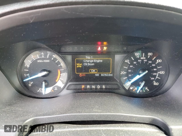2017 Ford Explorer XLT with VIN 1FM5K8D8XHGD47476, listed as a Copart auction lot 50155845 with 80,763 mi miles and Salvage Title. Bid and sale history available at DreamBid. Image 9.
