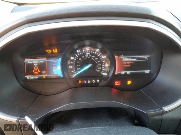 2015 Ford Edge SEL with VIN 2FMTK4J82FBC21637, listed as a Copart auction lot 44171705 with 134,980 mi miles and Salvage Title. Bid and sale history available at carsss.com. Image 9.