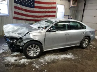 2015 Volkswagen Passat 1.8T Wolfsburg Ed with VIN 1VWAT7A30FC008651, listed as a Copart auction lot 45042895 with 113,870 mi miles and Salvage Title. Bid and sale history available at carsss.com. Image 1.